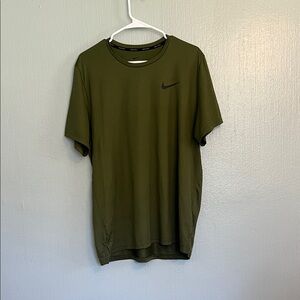 Nike Men's Olive Green Dri-fit T-Shirt